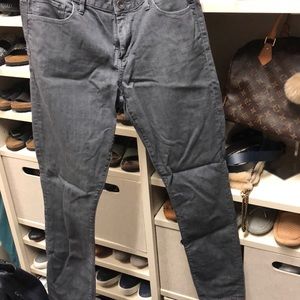 Banana Republic Gray skinny jeans 29
